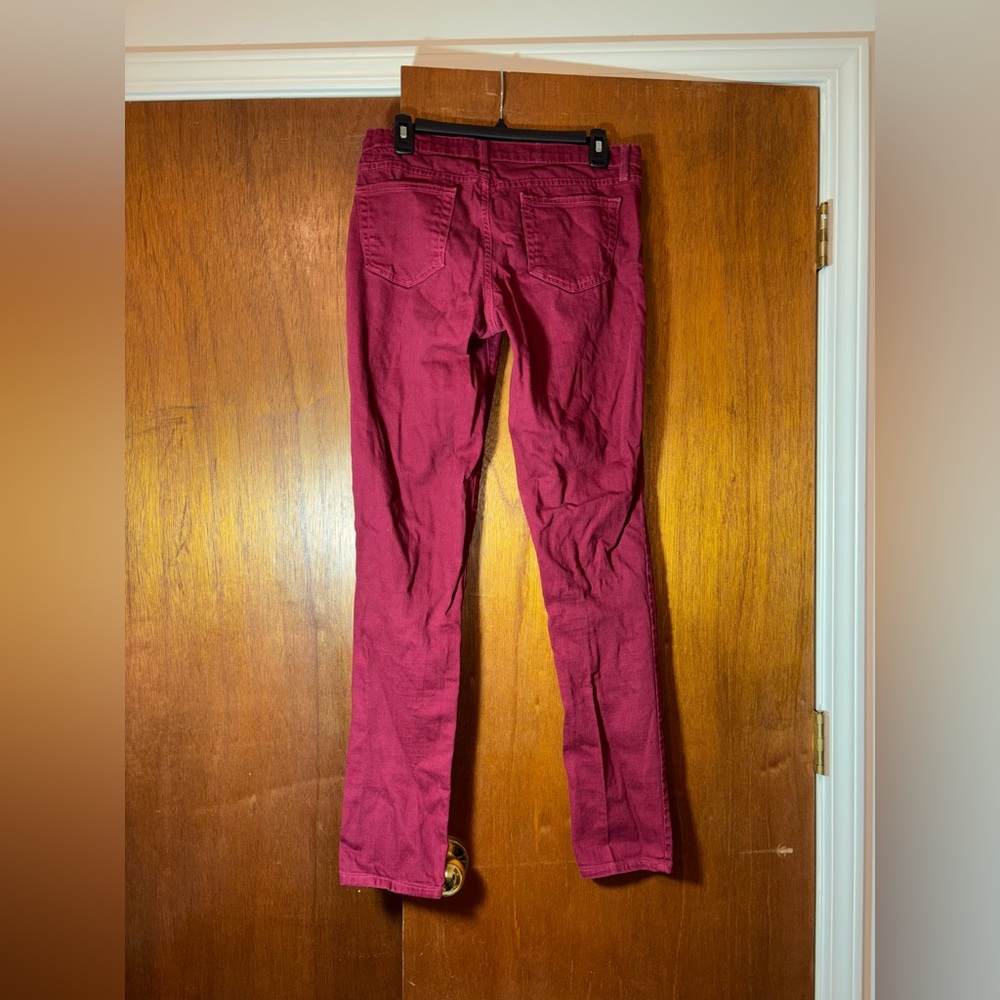 🌹 Angry Rabbit Deep Red Denim size 27 - Picture 2 of 5